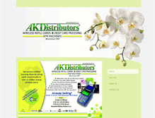 Tablet Screenshot of akdistributors.us